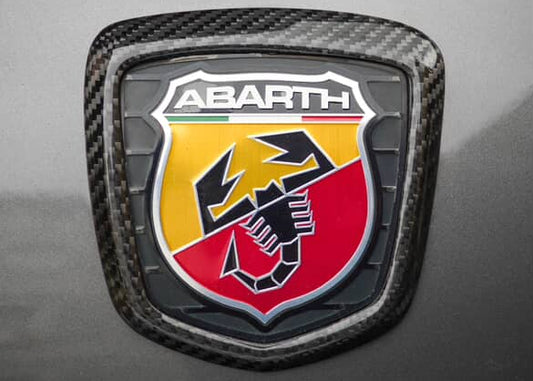 Logo arrière carbone – Abarth
