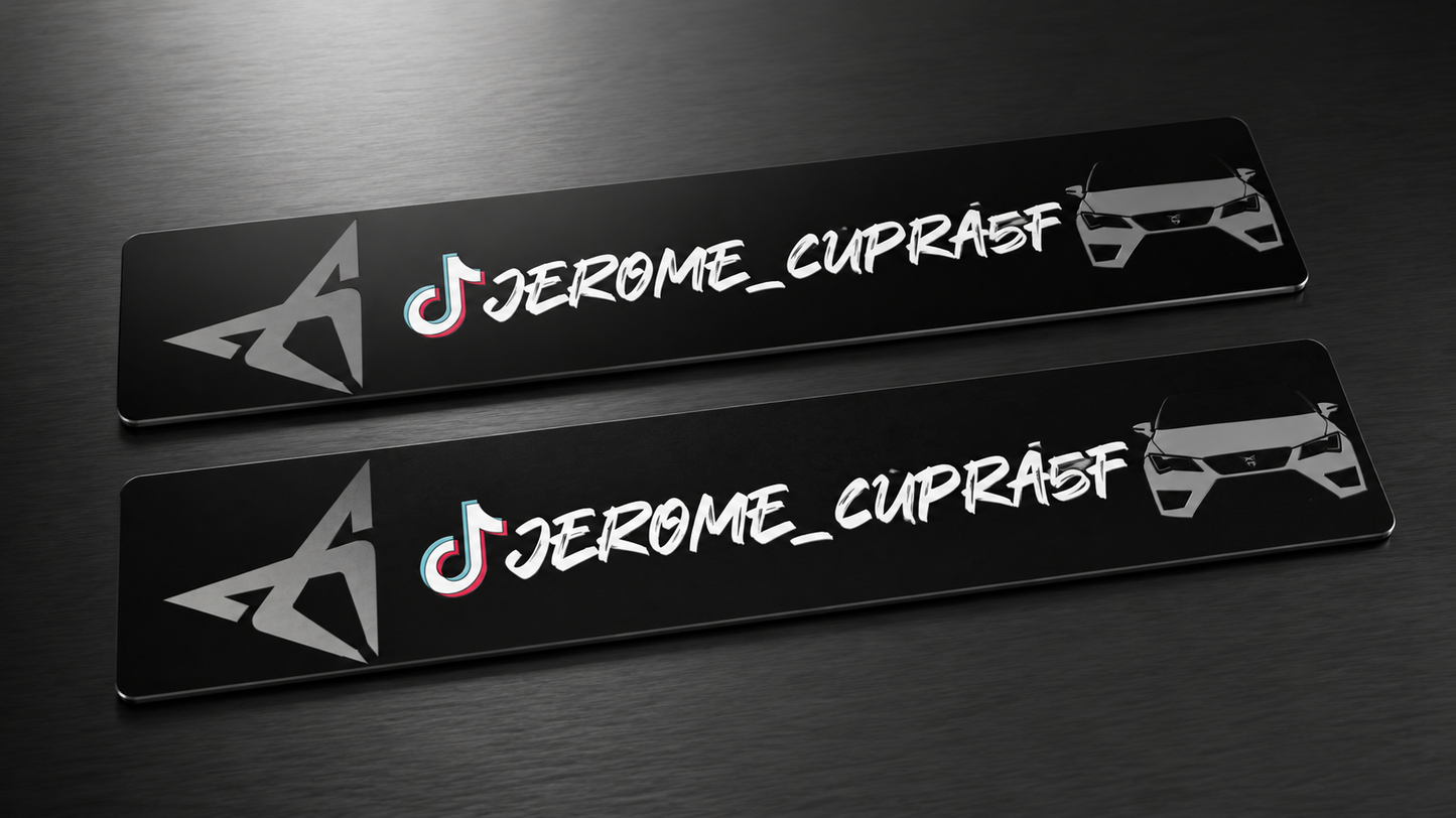 Cache Plaque 100% CUSTOM