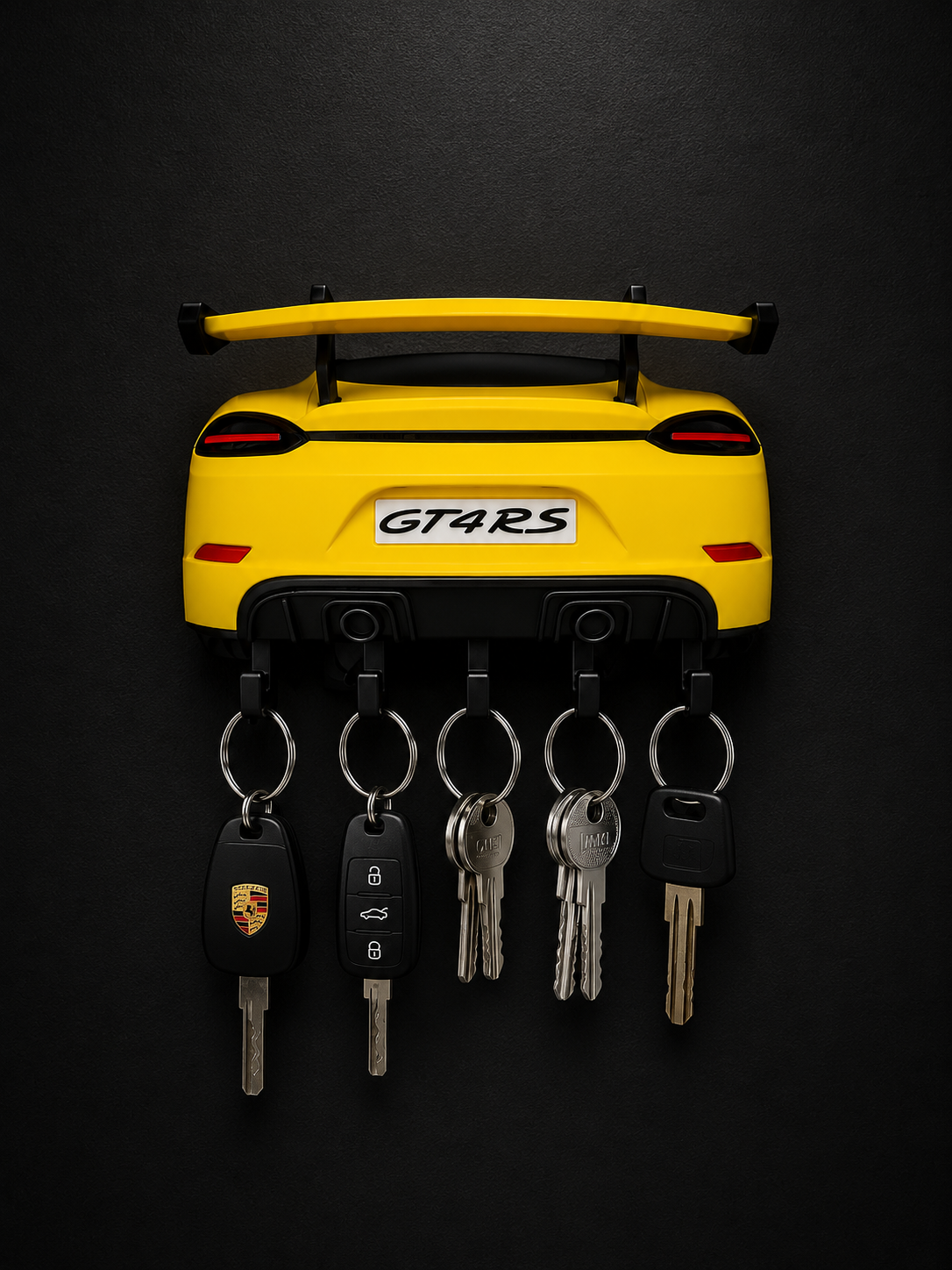 Support de Clés GT4RS – Porte-Clés Mural Design Automobile