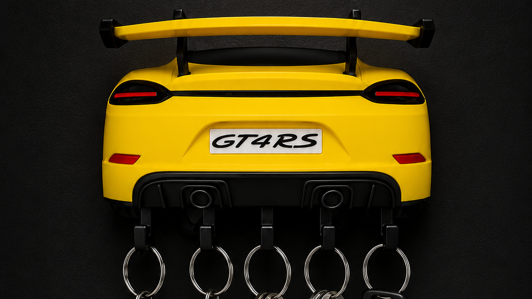 Support de Clés GT4RS – Porte-Clés Mural Design Automobile