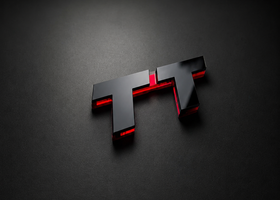 Logo TT personnalisé – finition premium