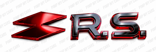 Logo Renault RS acrylique
