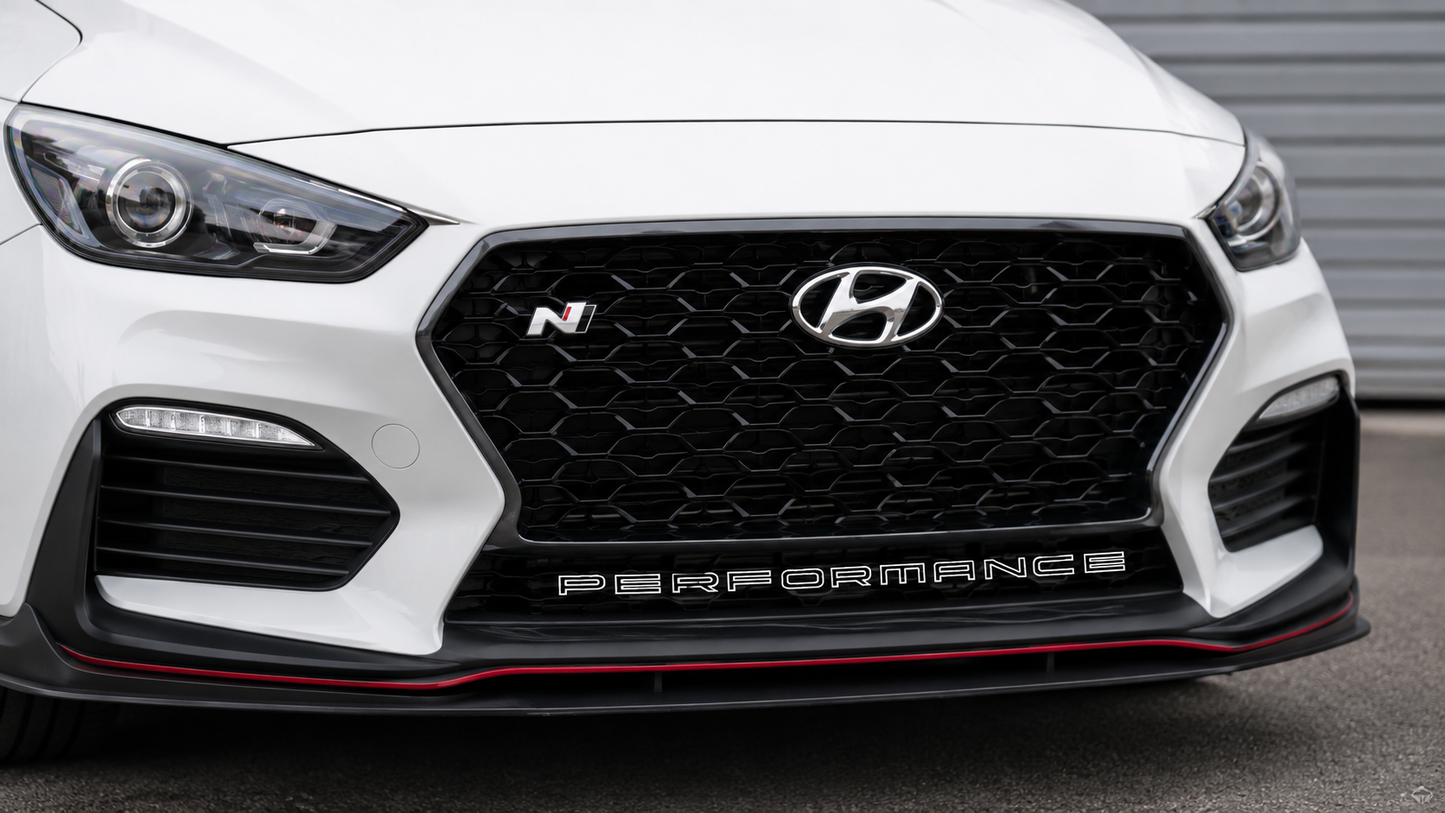 Lettrage PERFORMANCE x Hyundai