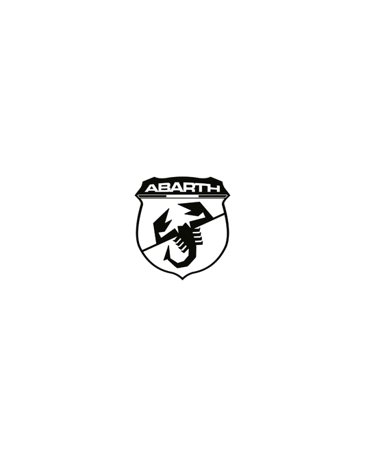 Cache plaque Abarth
