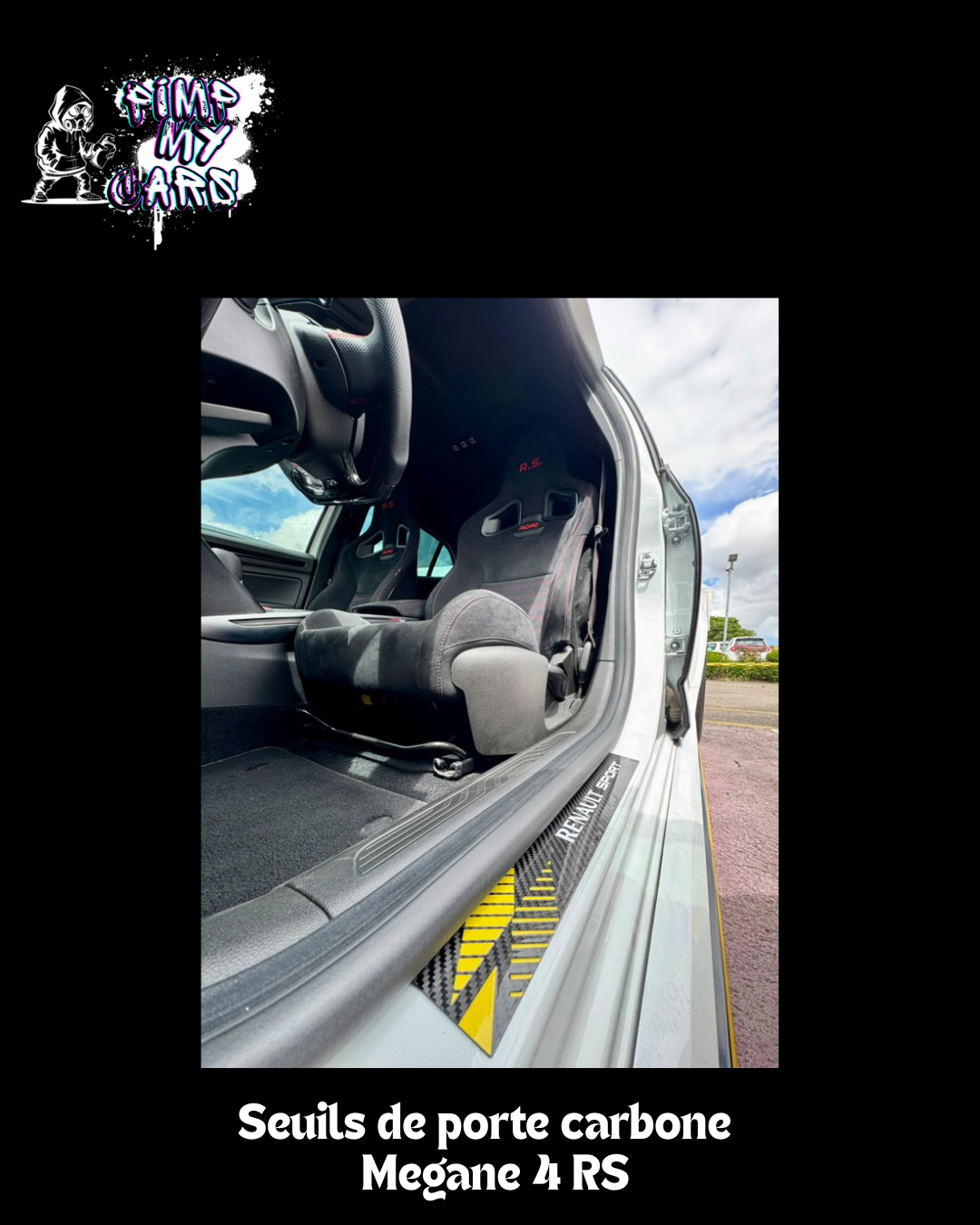 Seuil de porte carbone Megane 4 RS