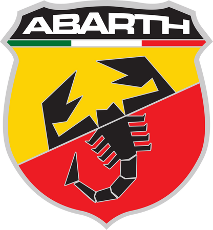 Cache plaque Abarth