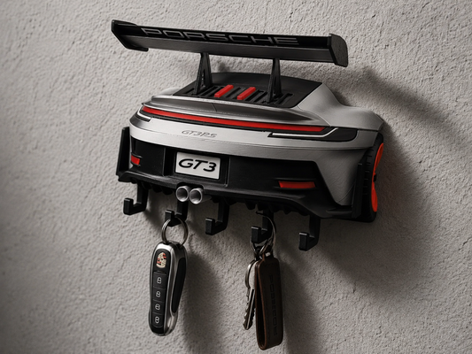 Support de Clés GT3RS – Porte-Clés Mural Design Automobile
