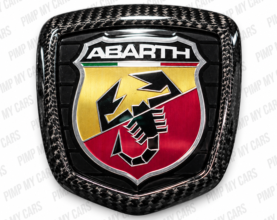 Logo arrière carbone – Abarth