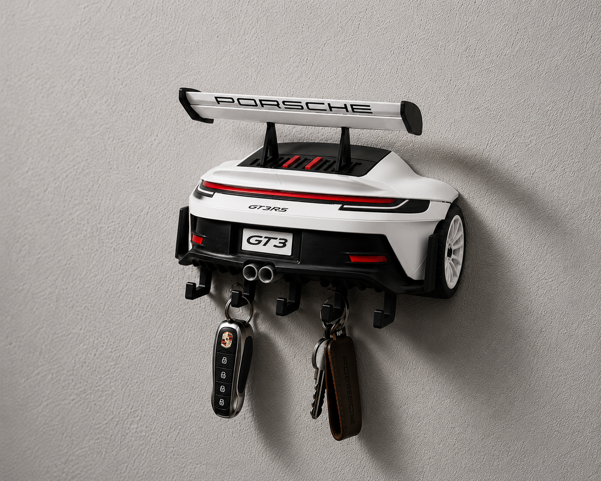 Support de Clés GT3RS – Porte-Clés Mural Design Automobile