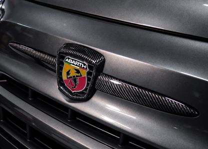 Ensemble logo avant carbone – Abarth