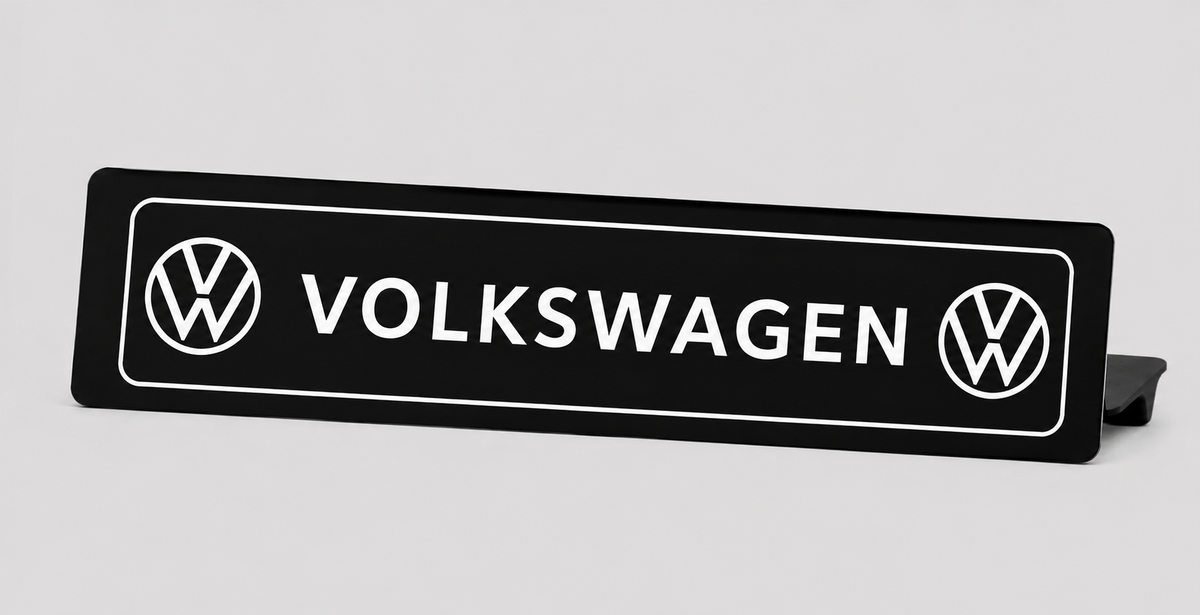 Abdeckung Nummernschild Volkswagen