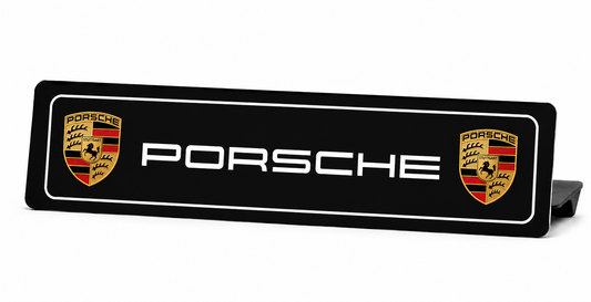 Cache Plaque PORSCHE