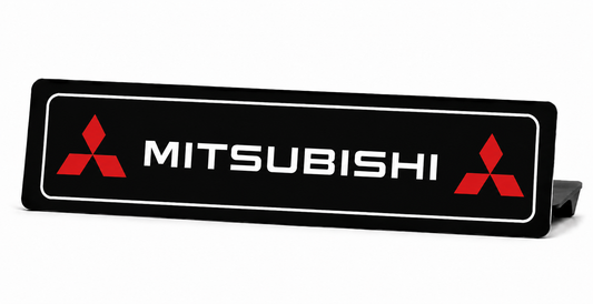 Cache Plaque Mitsubishi