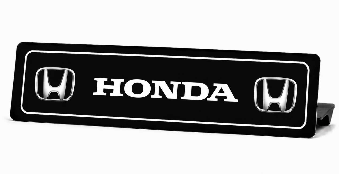 Cache plaque HONDA