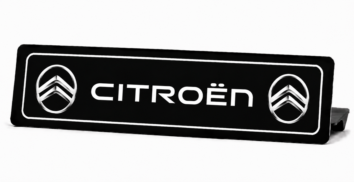 Cache plaque Citroën