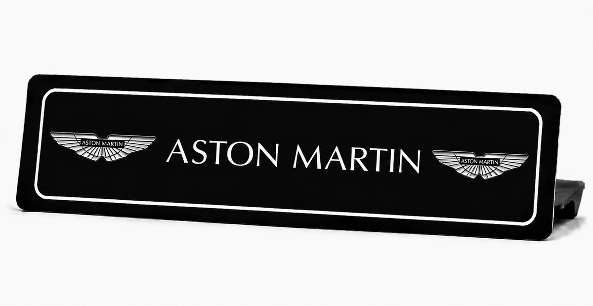 Aston Martin license plate cover