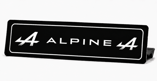 Cache plaque Alpine