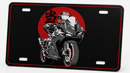 Cache Plaque Moto