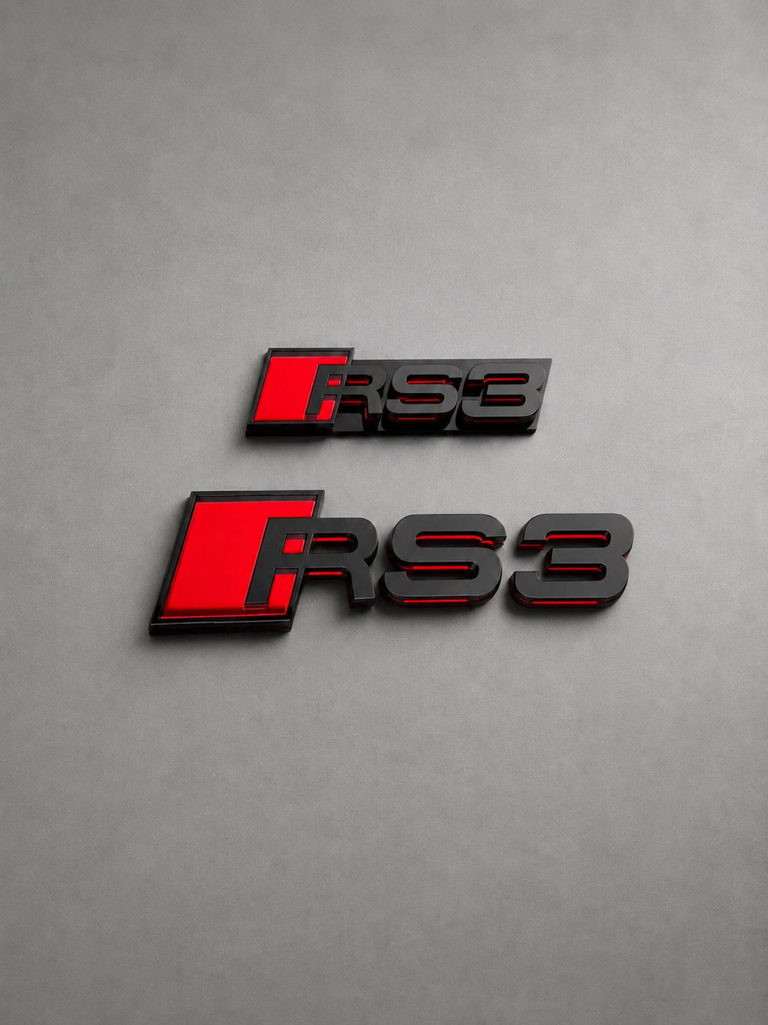 Logo Arrière AUDI RS3 découpe laser