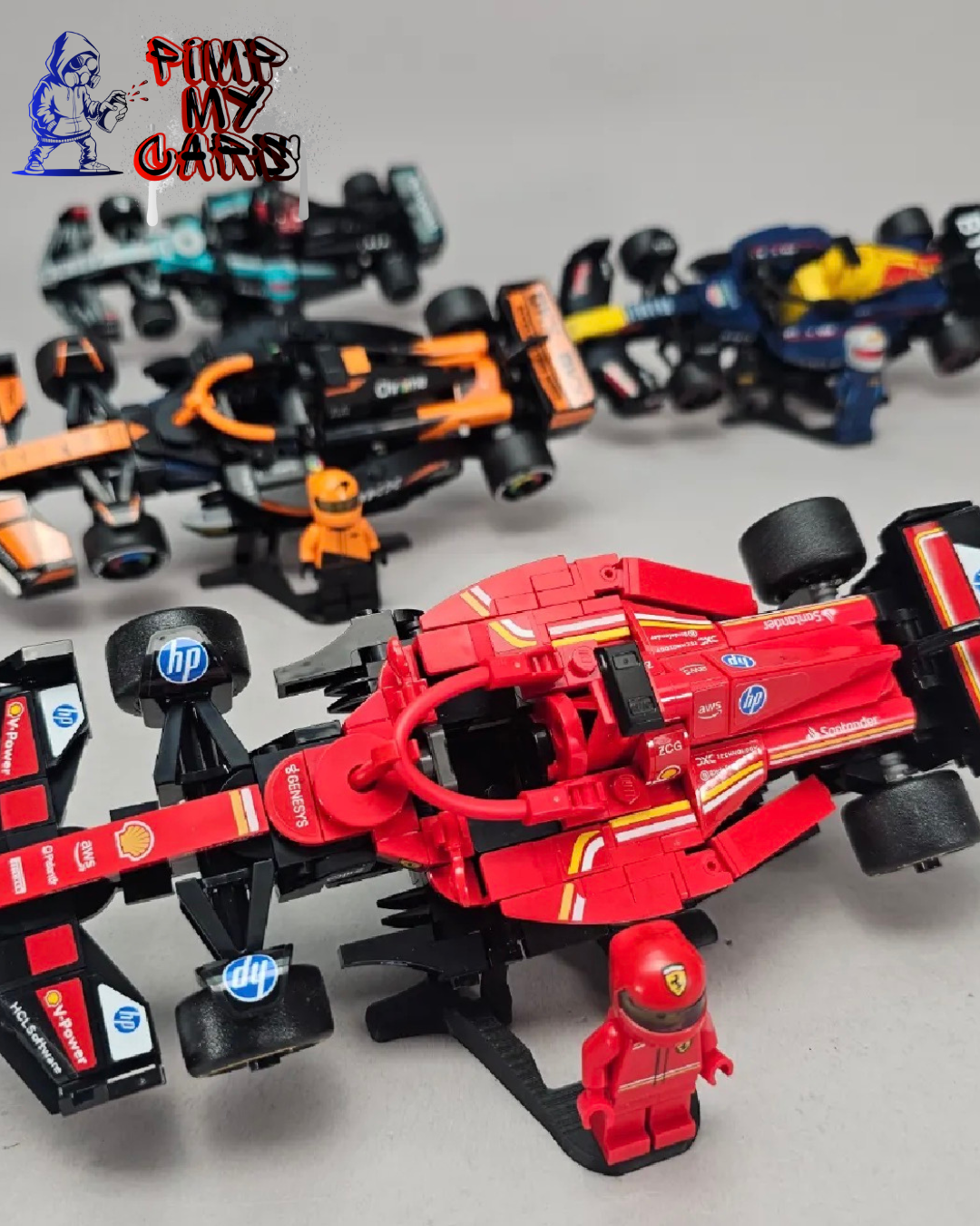 Supports LEGO F1