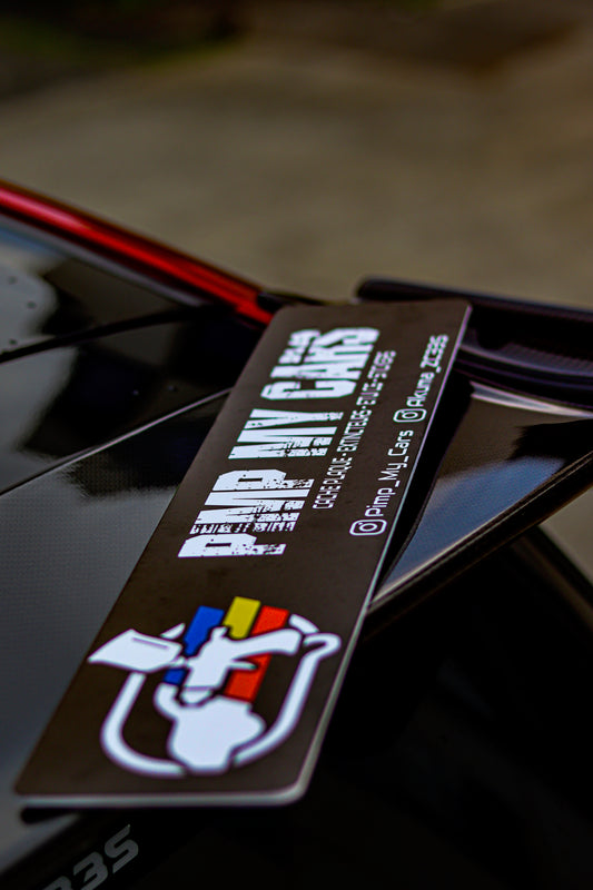 Cache plaque personnalisée