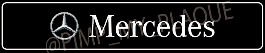 Cache Plaque MERCEDES