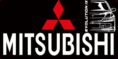 Cache Plaque Mitsubishi