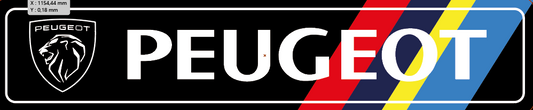 Cache Plaque PEUGEOT