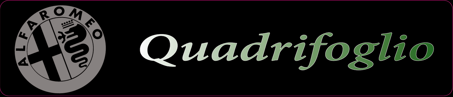 Cache plaque Alfa Romeo