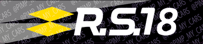 RS License Plate Cover