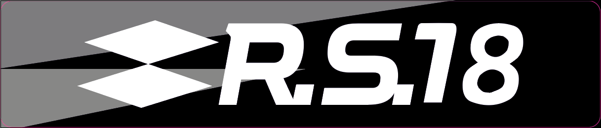RS License Plate Cover