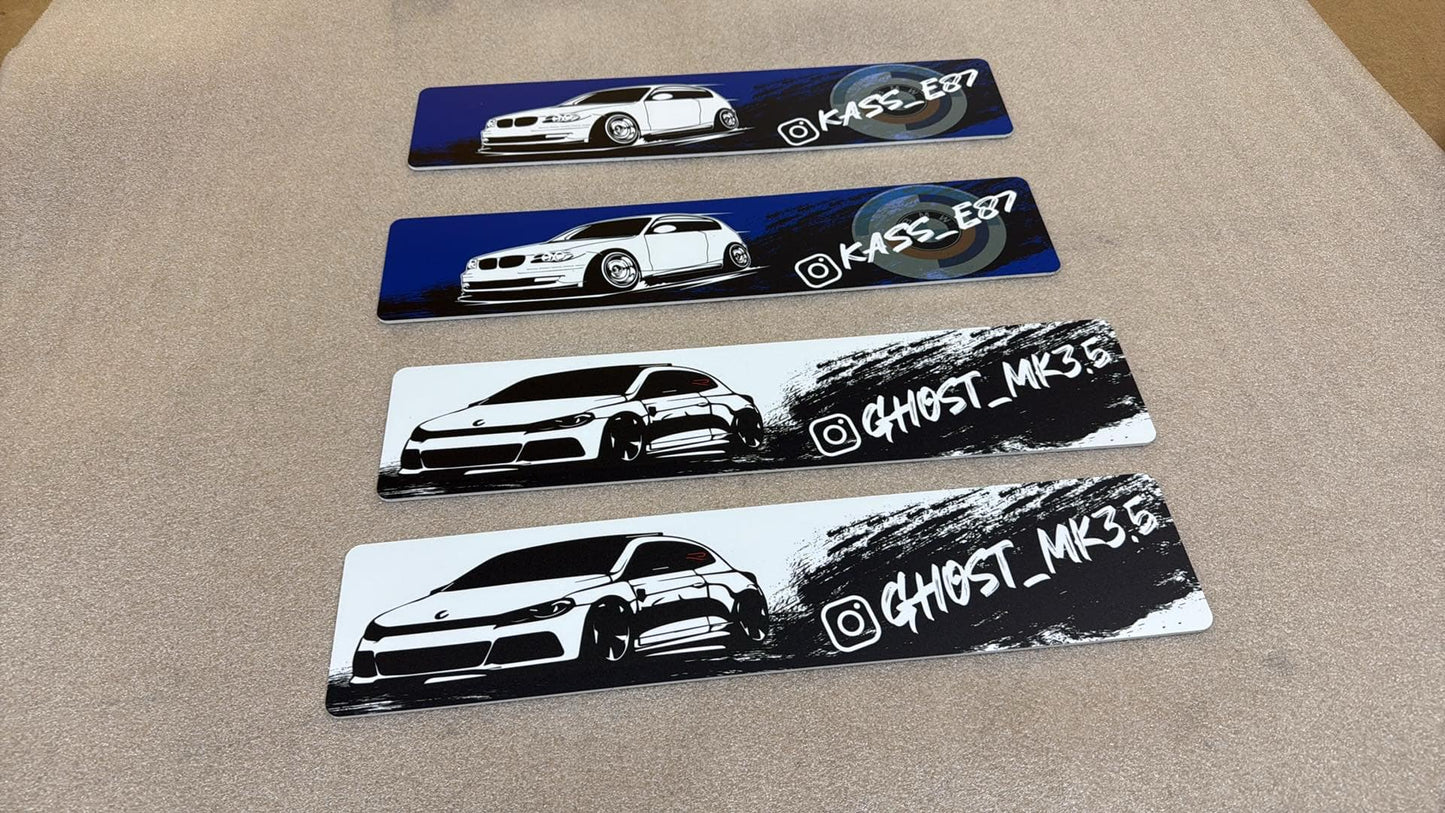 Cache Plaque 100% CUSTOM