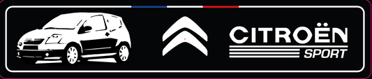 Cache plaque Citroën