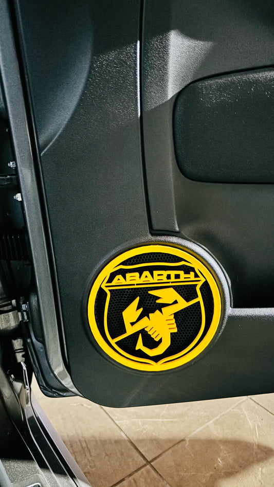 Speaker Cover Abarth en impression 3D – Cache haut-parleur de porte