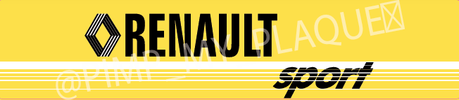 RS License Plate Cover